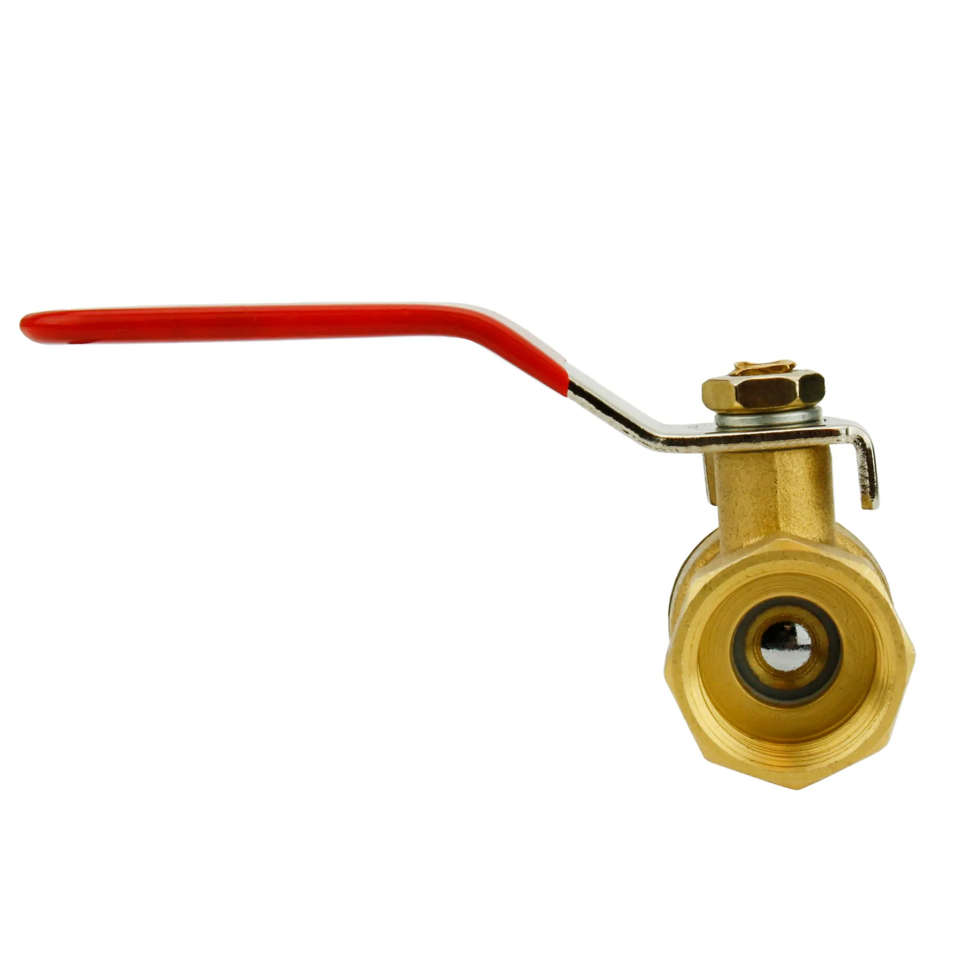 1/2" Male Female NPT Brass Ball Valve Water Moisture Air Tank Drain Shut Off New