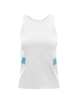 197223-182 | COLORBLOCK TANK | WHITE/ANGEL