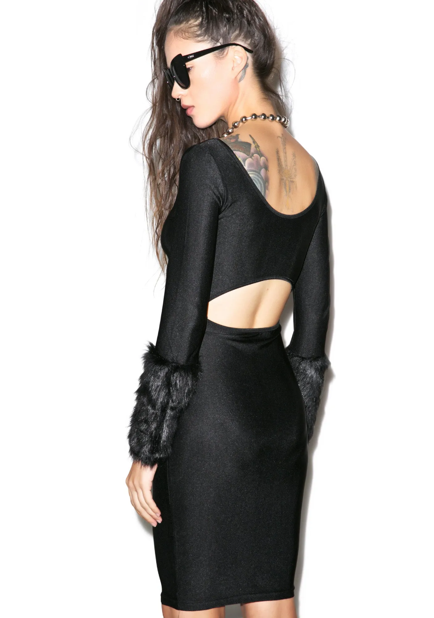 All Fur No Knickers Bodycon Dress