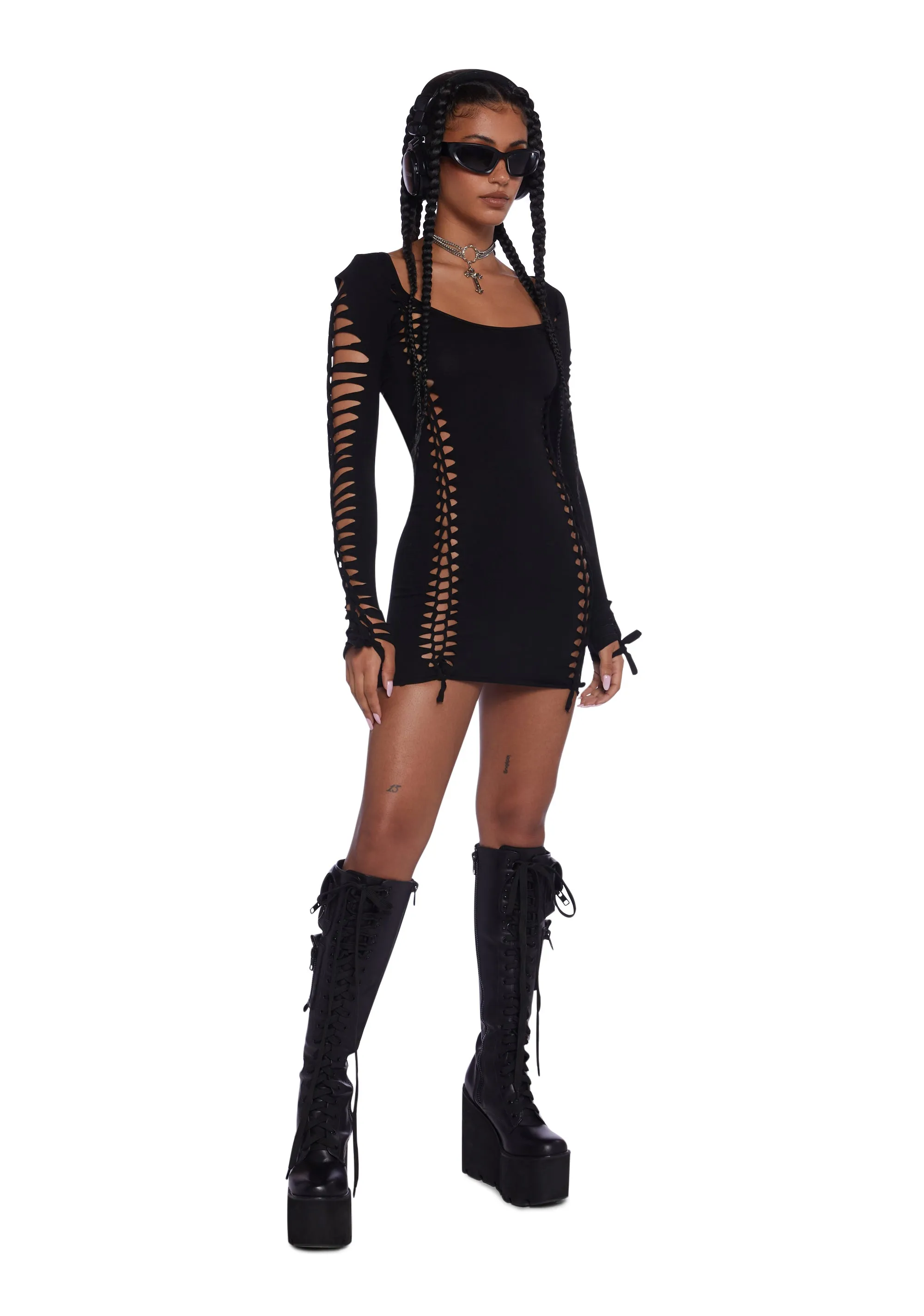 Alternative Spells Cut-Out Dress