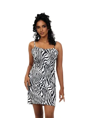 Animal Print Mini Dress
