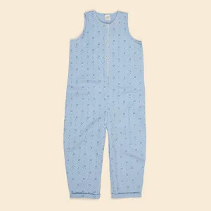 Apolina - Tina overall - Folk Floral Blue Mist