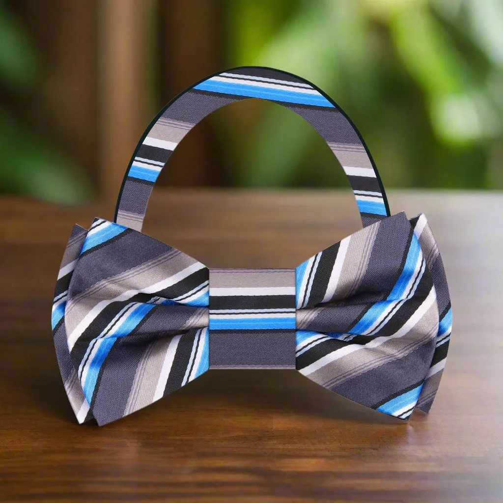 Ashwood Stripe Bow Tie