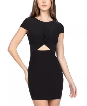 B Darlin Juniors' Cutout Bodycon Dress