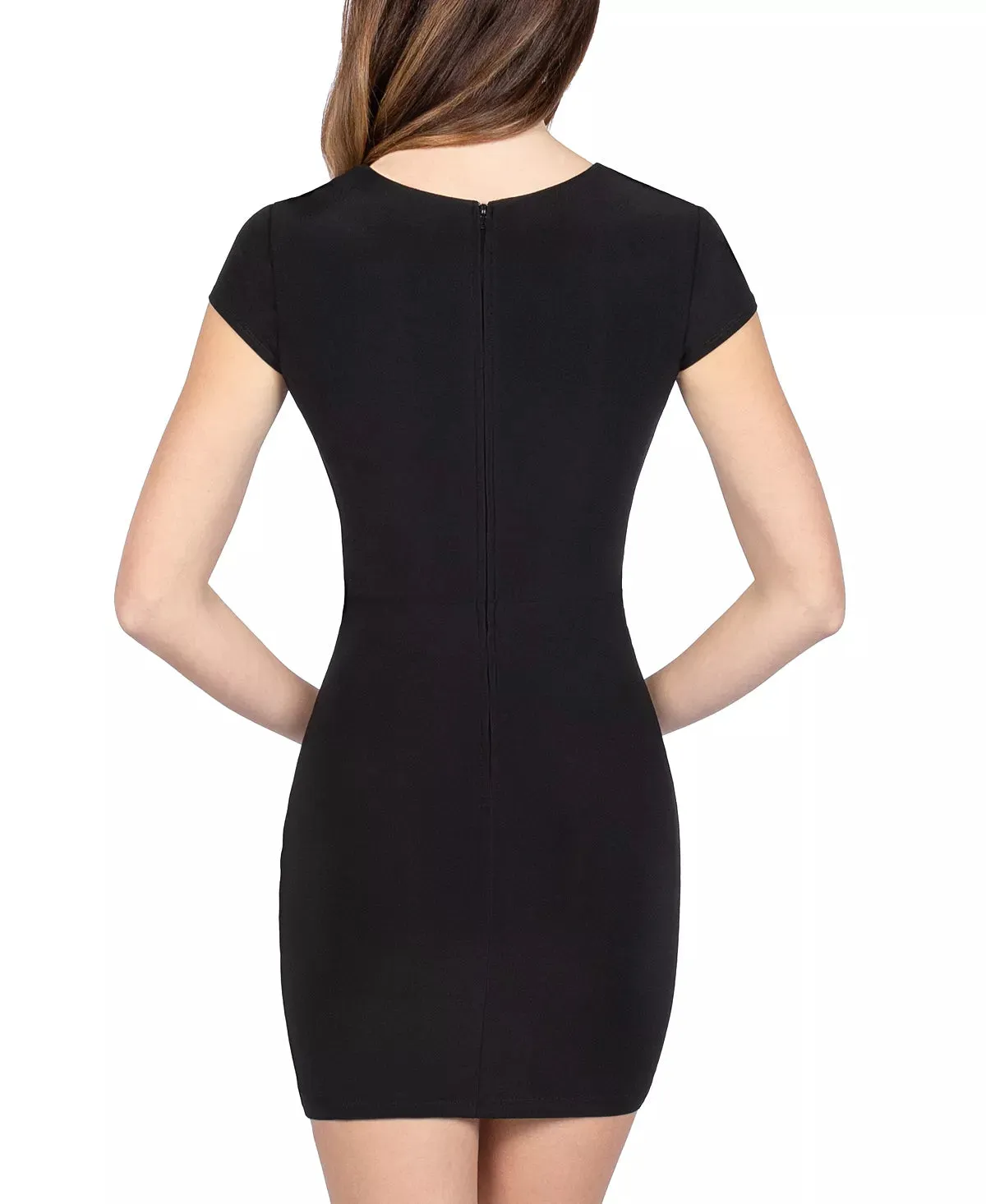 B Darlin Juniors' Cutout Bodycon Dress