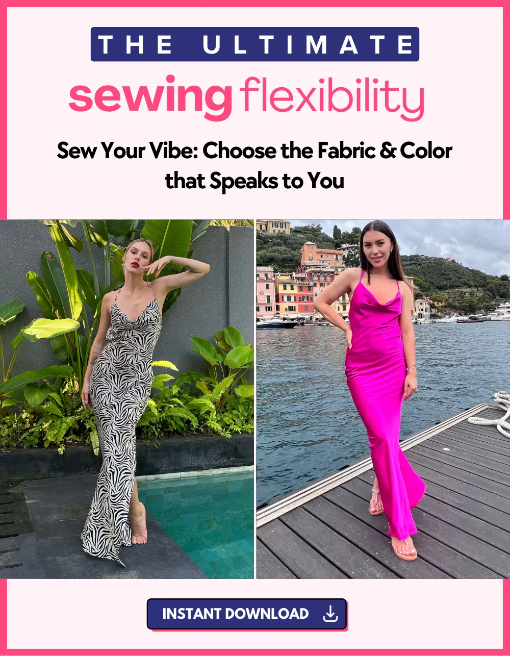 Bali Cowl Neck Dress Pattern