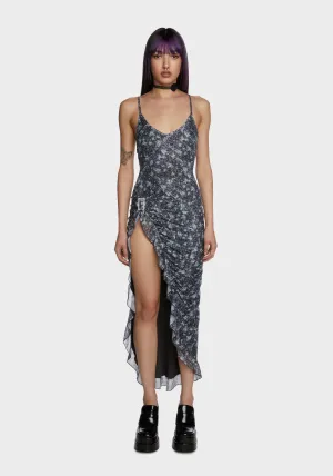 Berry The Scenic Route Midi Dress