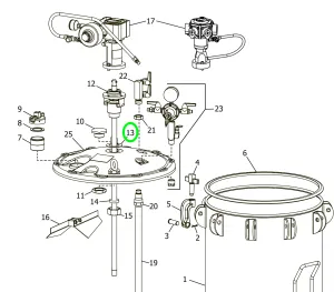 Binks, Package of 5 83-1472 Gasket