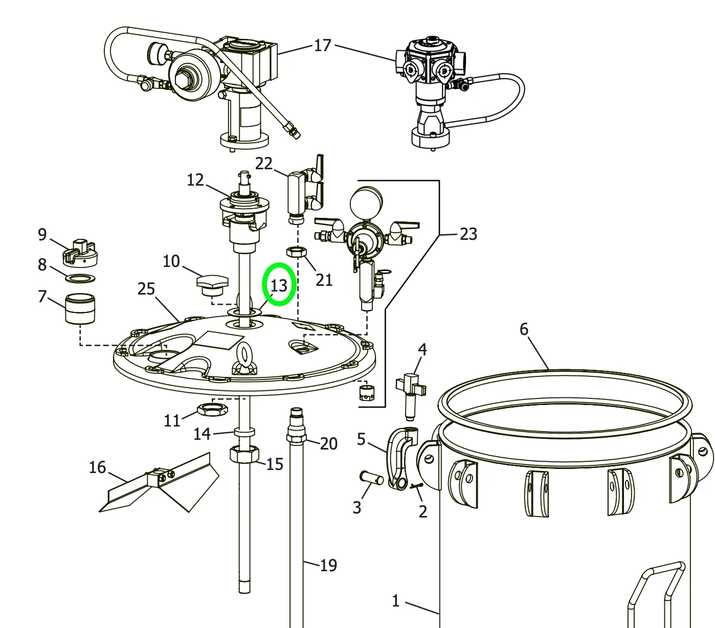 Binks, Package of 5 83-1472 Gasket
