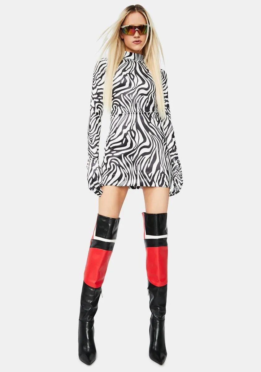 Bite Back Mesh Bodycon Mini Dress
