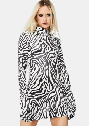 Bite Back Mesh Bodycon Mini Dress