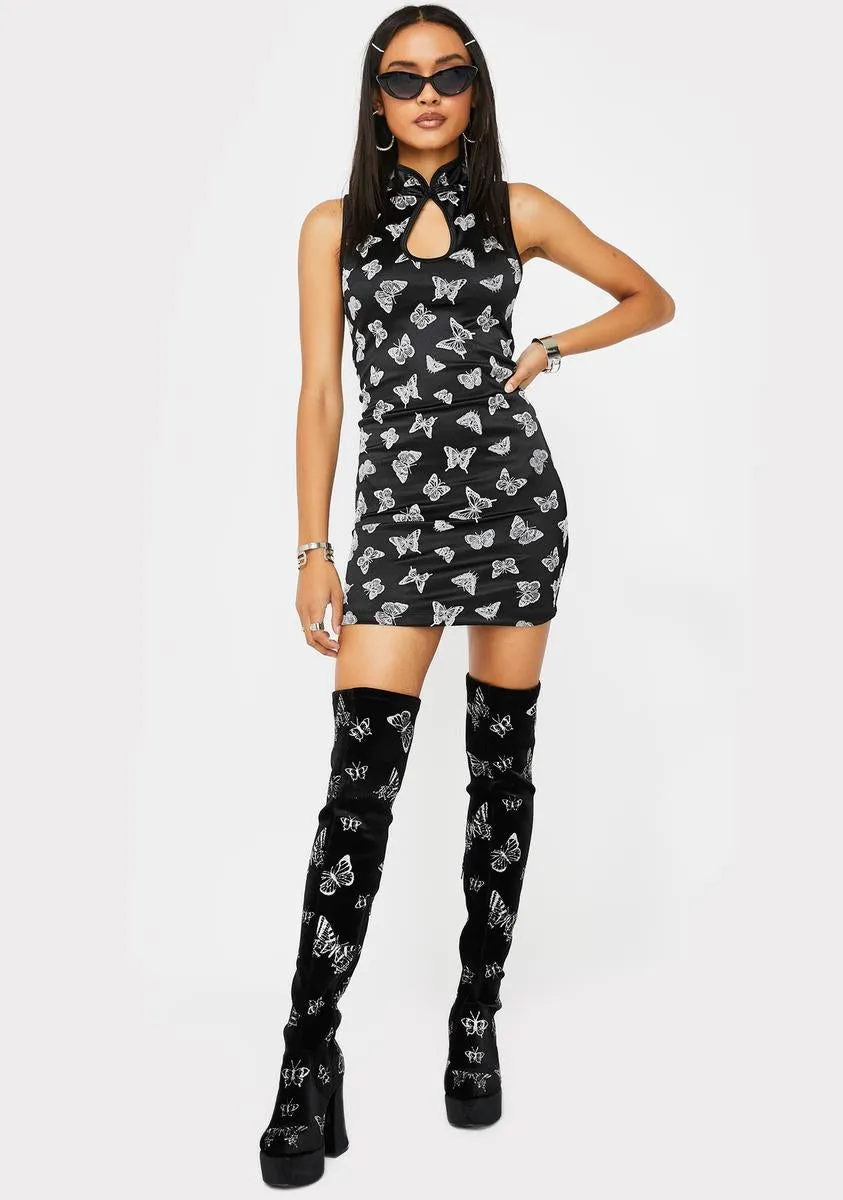 Butterfly Marli Dress