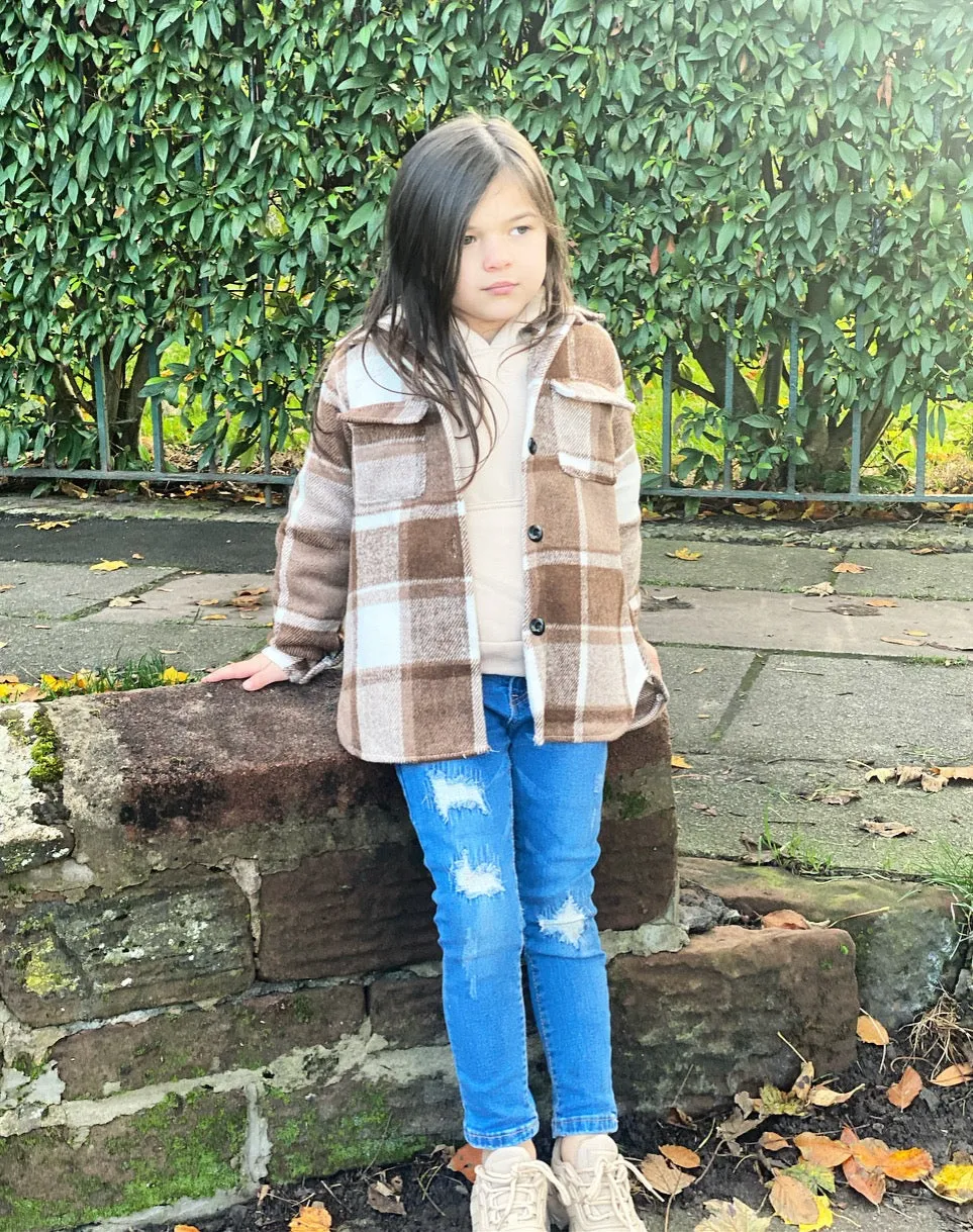 Camel Eliza Shacket