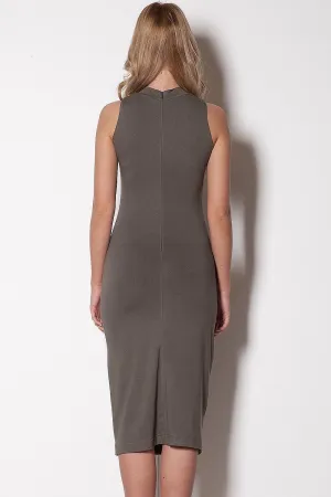Chic Sleeveless Bodycon Midi Dress - Unleash Your Allure