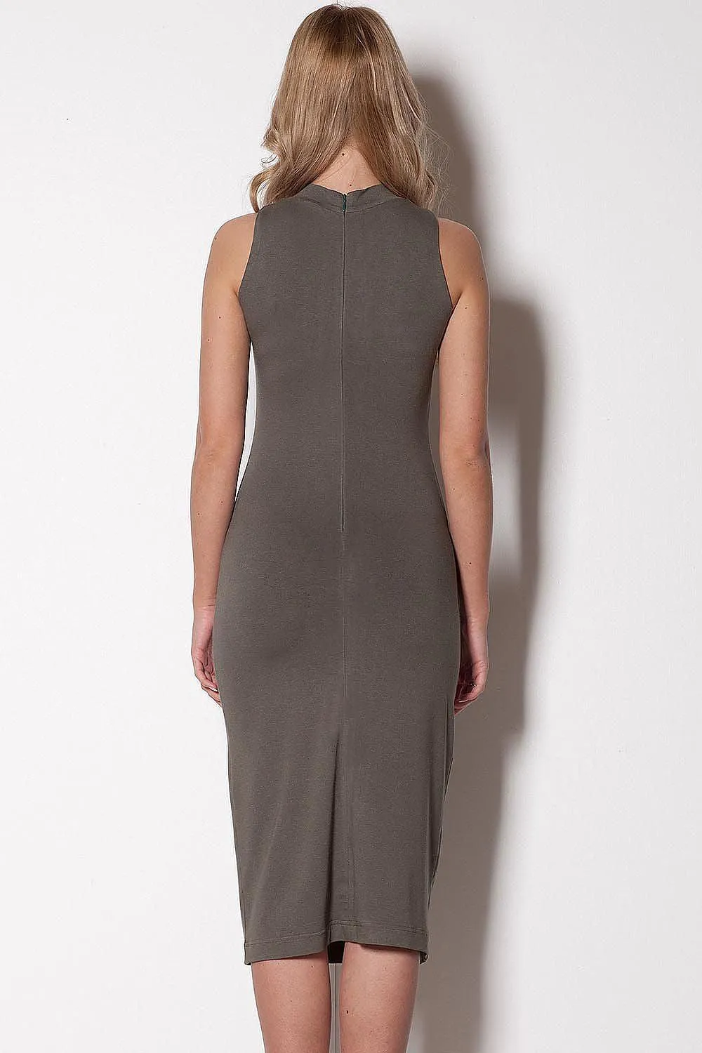 Chic Sleeveless Bodycon Midi Dress - Unleash Your Allure