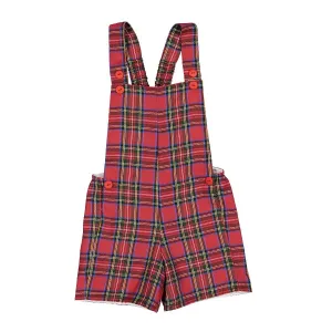 Christmas Magic Tartan Baby Overall