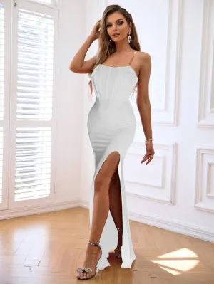 Classic White Bodycon Dress