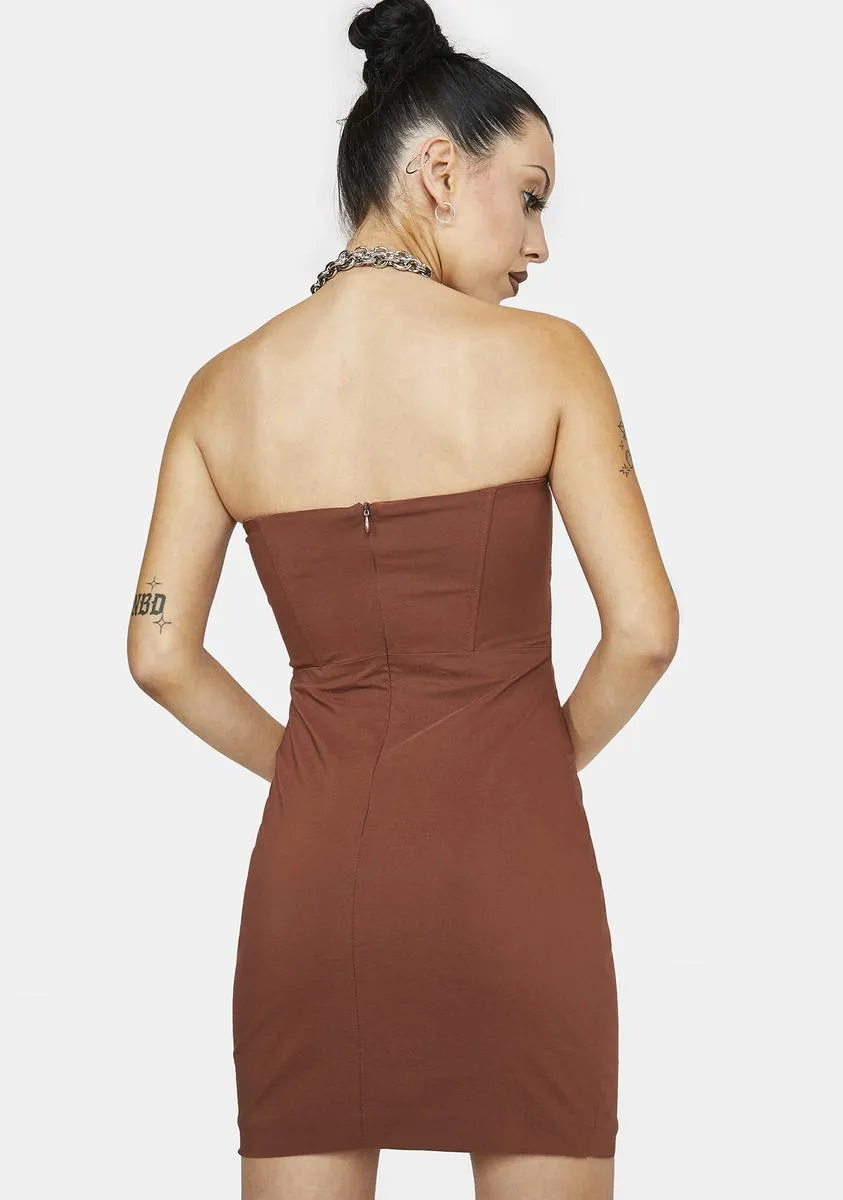 Coffee City Takeover Mini Dress