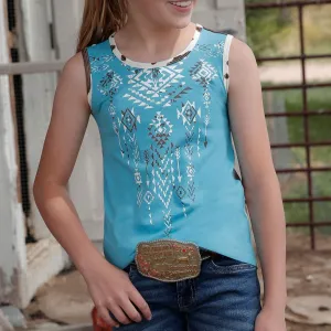 Cruel Girl's Aztec Cowhide Tank