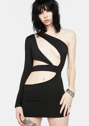 Dark In The Room Cut Out Mini Dress
