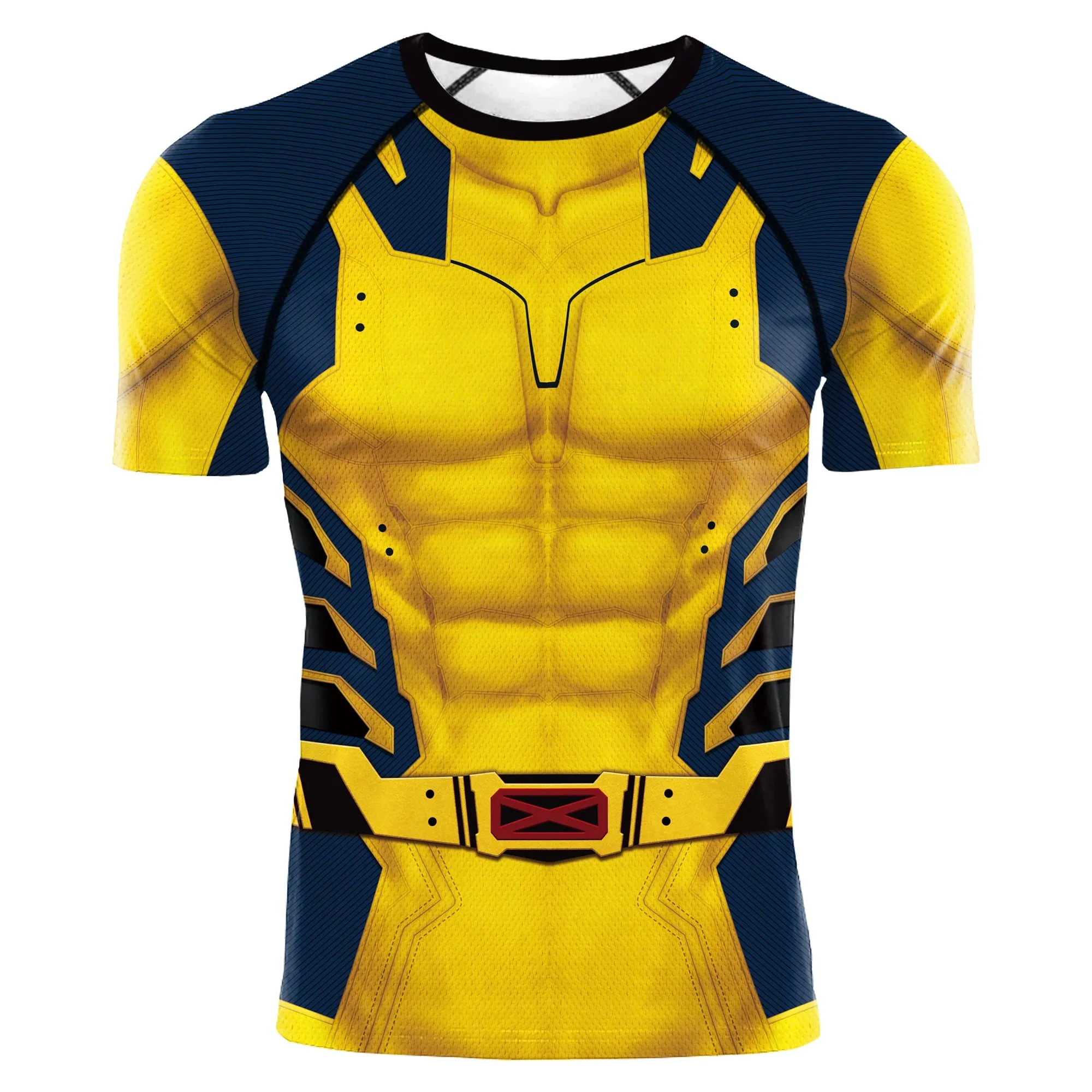 Deadpool Wolverine Cosplay Superhero Printed Vest Comic Compression Workout Bodybuilding Tank Tops
