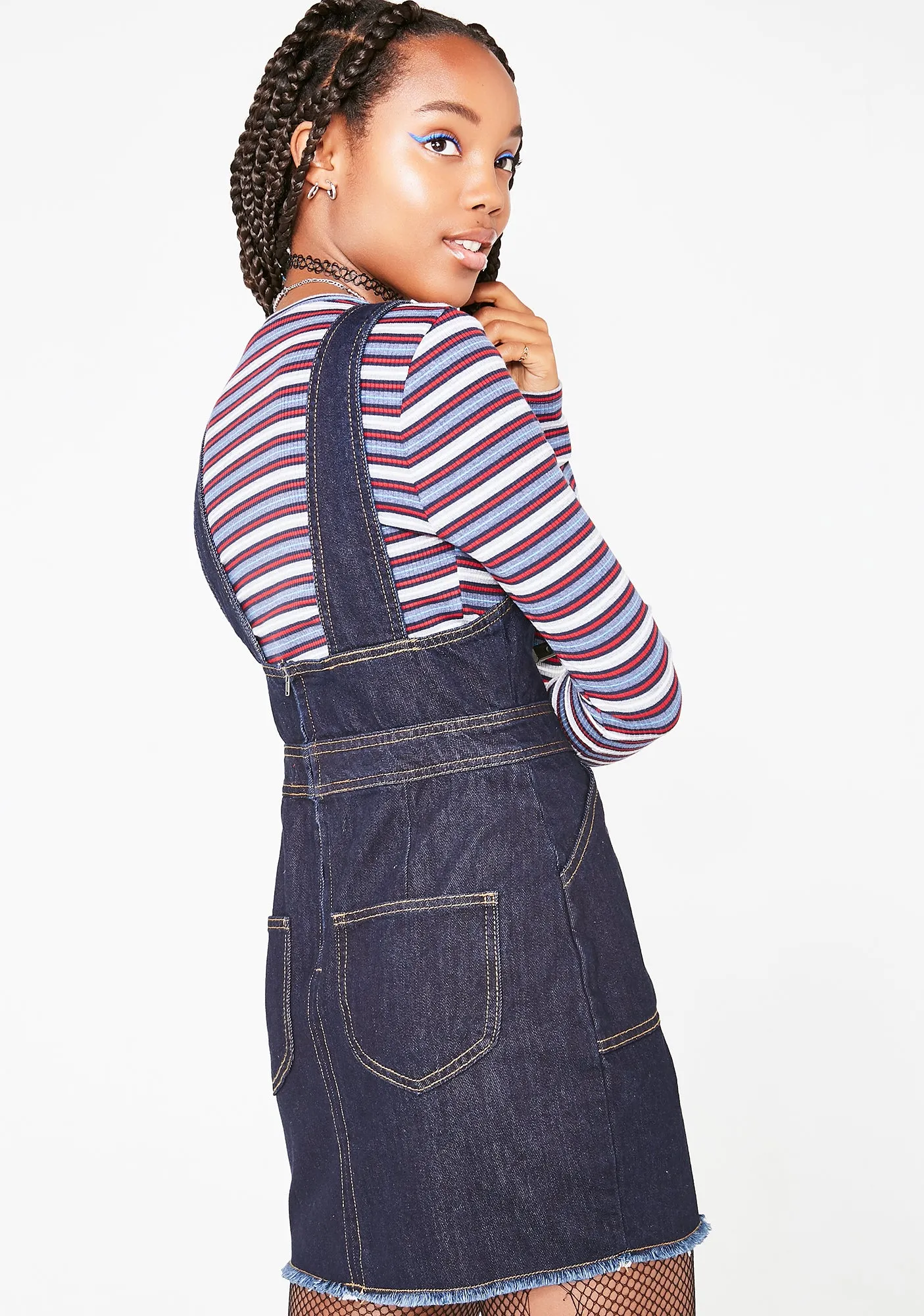 Denim Overall Dress