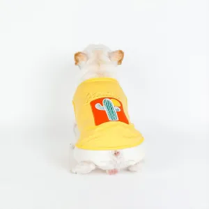 Desert Paraiso Cactus Design Spring Small Dog Tank Top