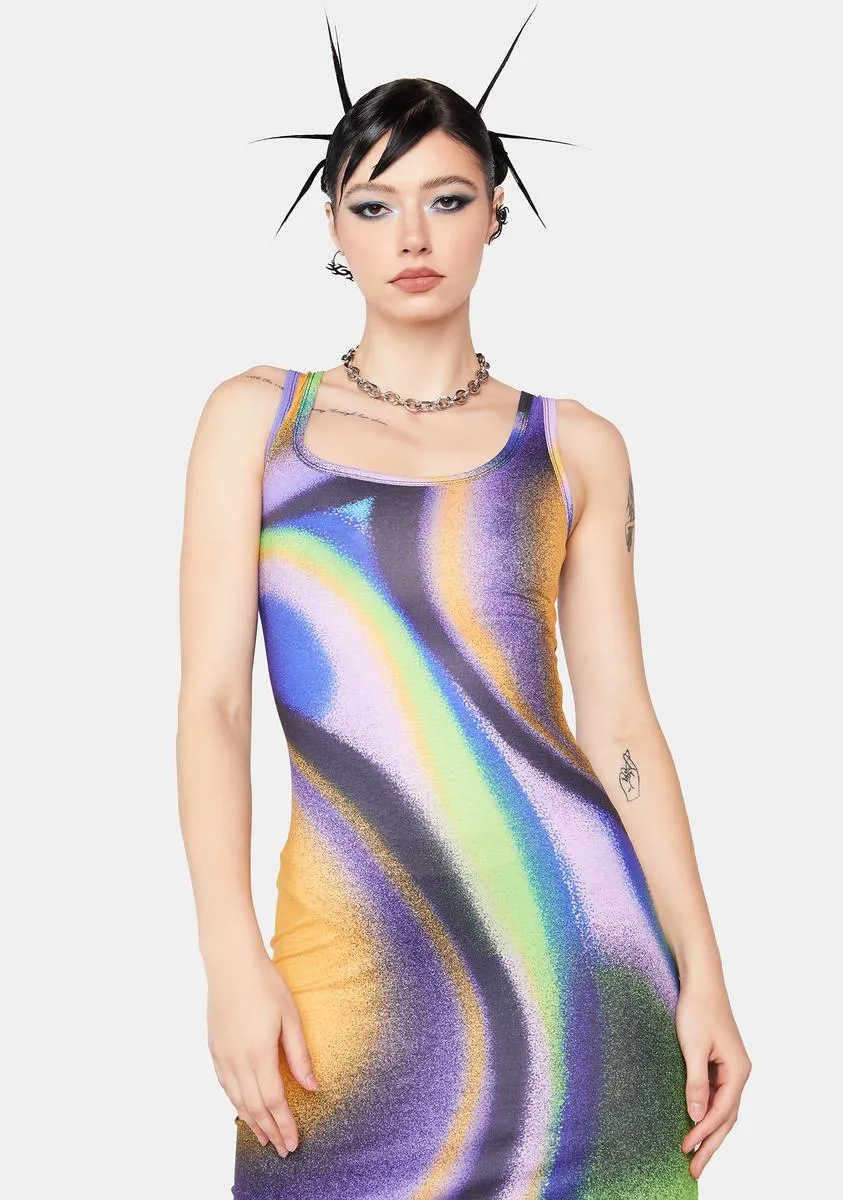 Digital States Maxi Dress
