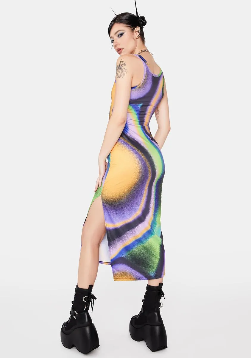 Digital States Maxi Dress