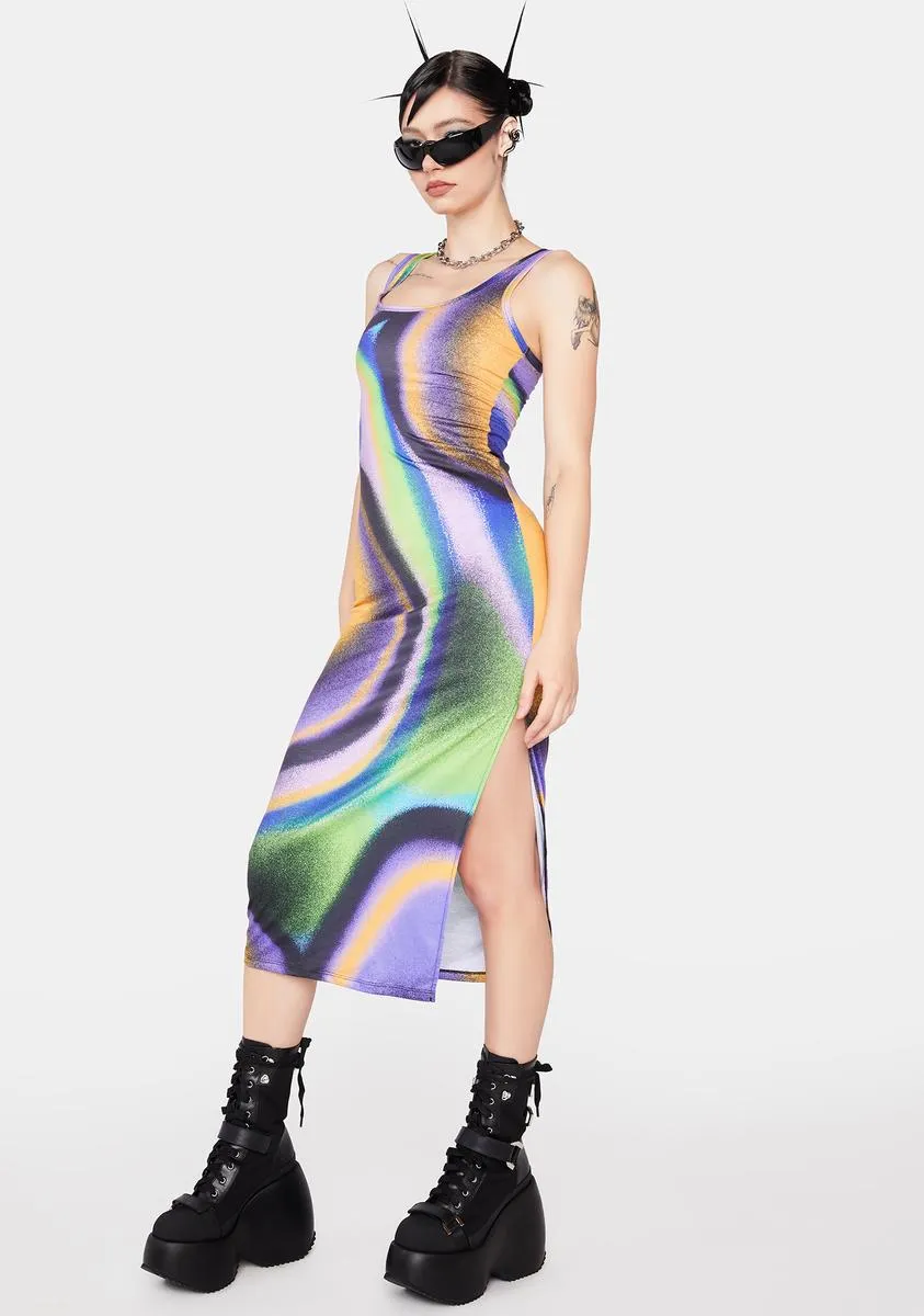 Digital States Maxi Dress