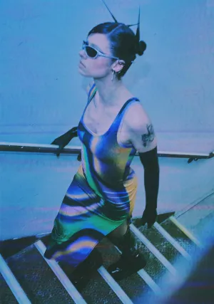 Digital States Maxi Dress