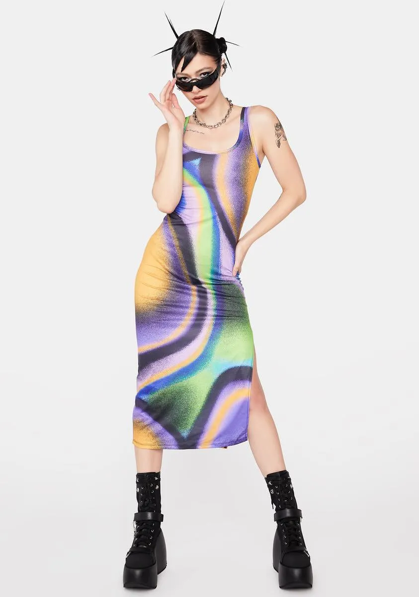 Digital States Maxi Dress