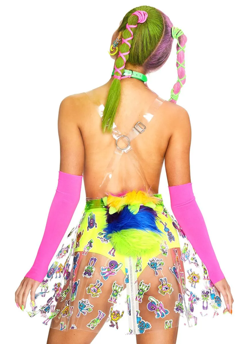 Electro Terrestrial Clear Overall Dress