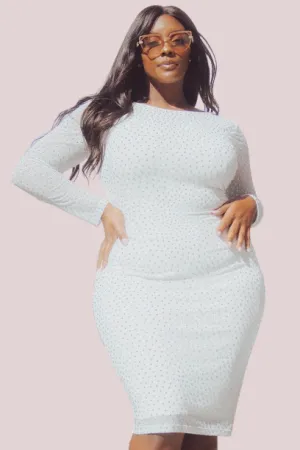 Embellished in Sparkles Midi Dress