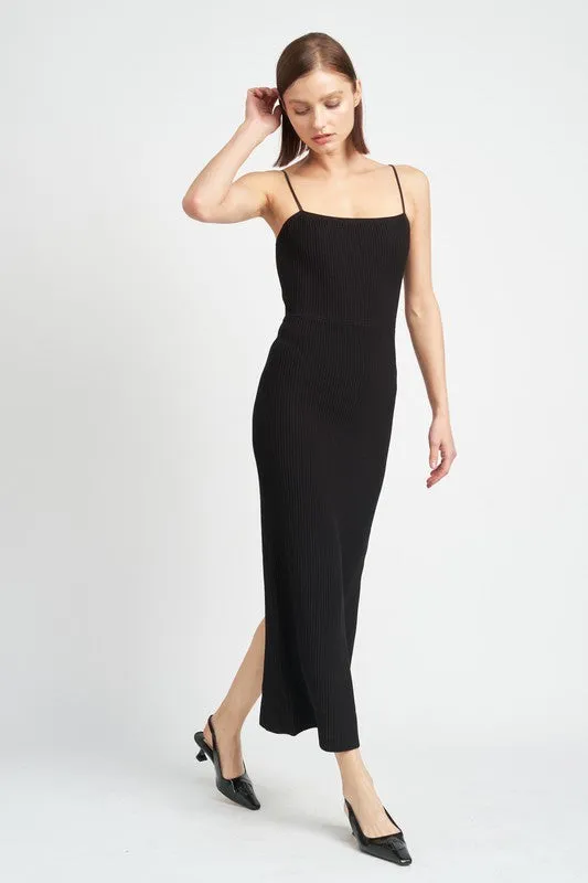 Emory Park MAXI KNIT RIB DRESS