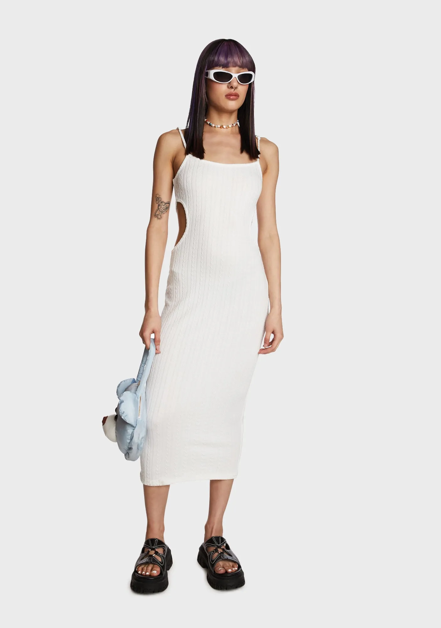 Energy Session Maxi Dress - White