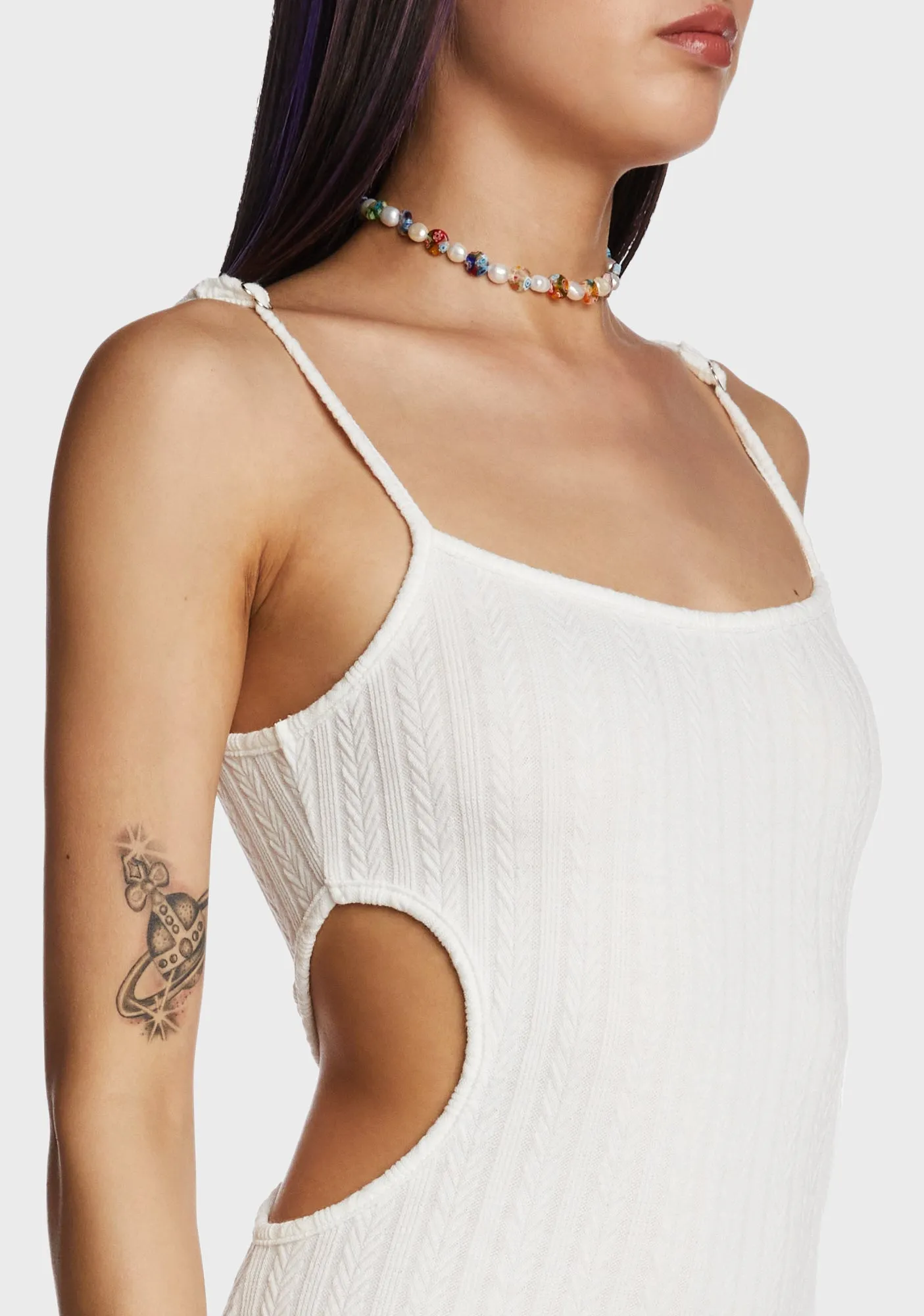 Energy Session Maxi Dress - White