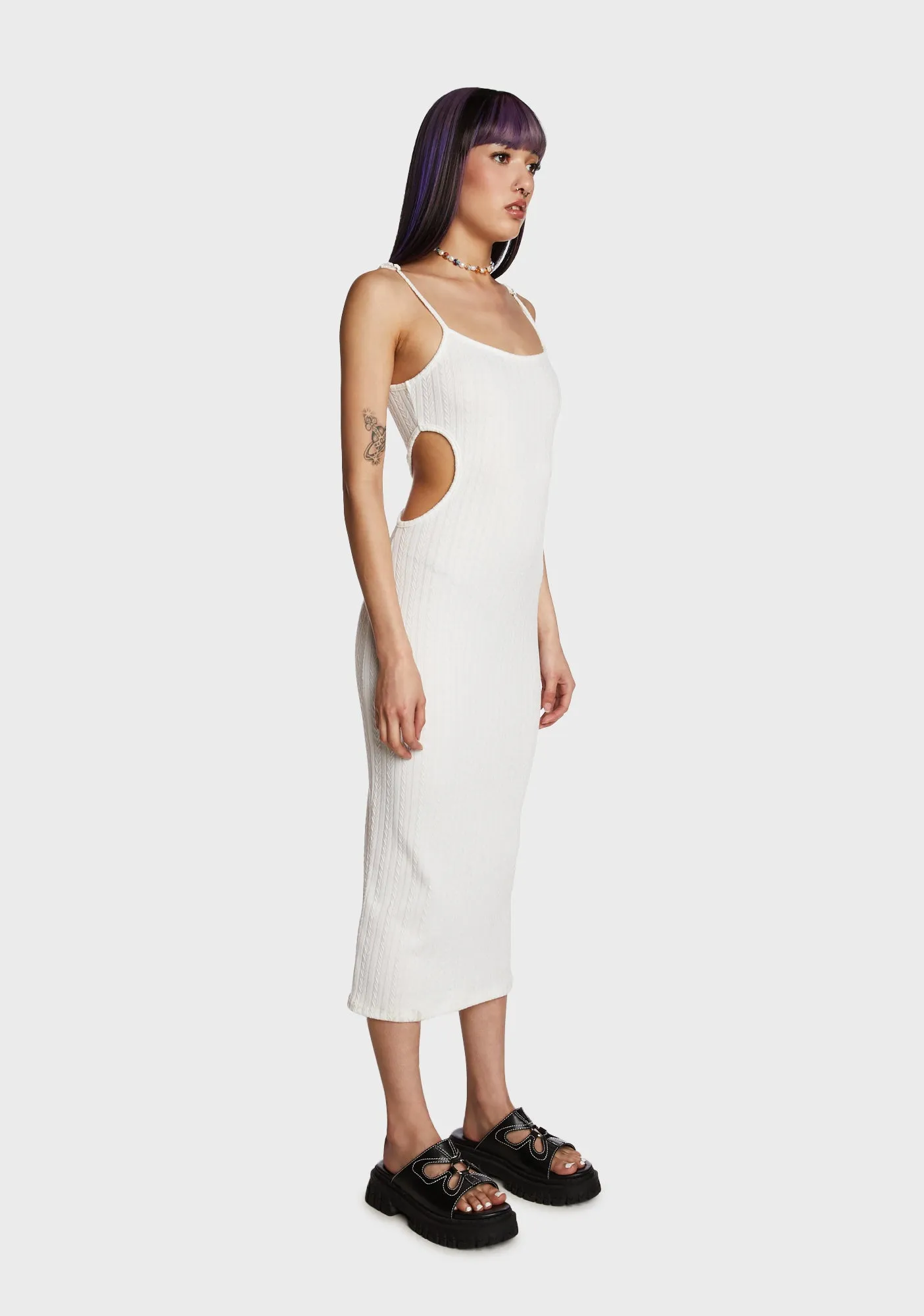 Energy Session Maxi Dress - White