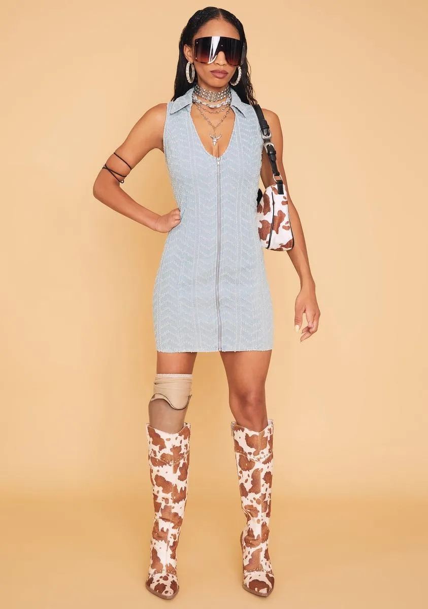 Field Day Collared Mini Dress