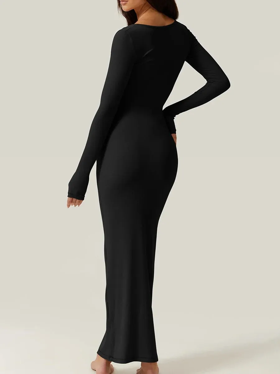 Fiona - Sleek Ribbed Bodycon Dress for Women