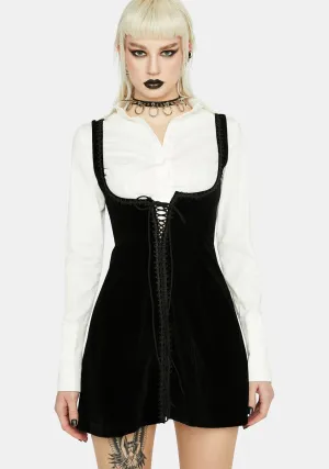 From The Start Lace Up Dress