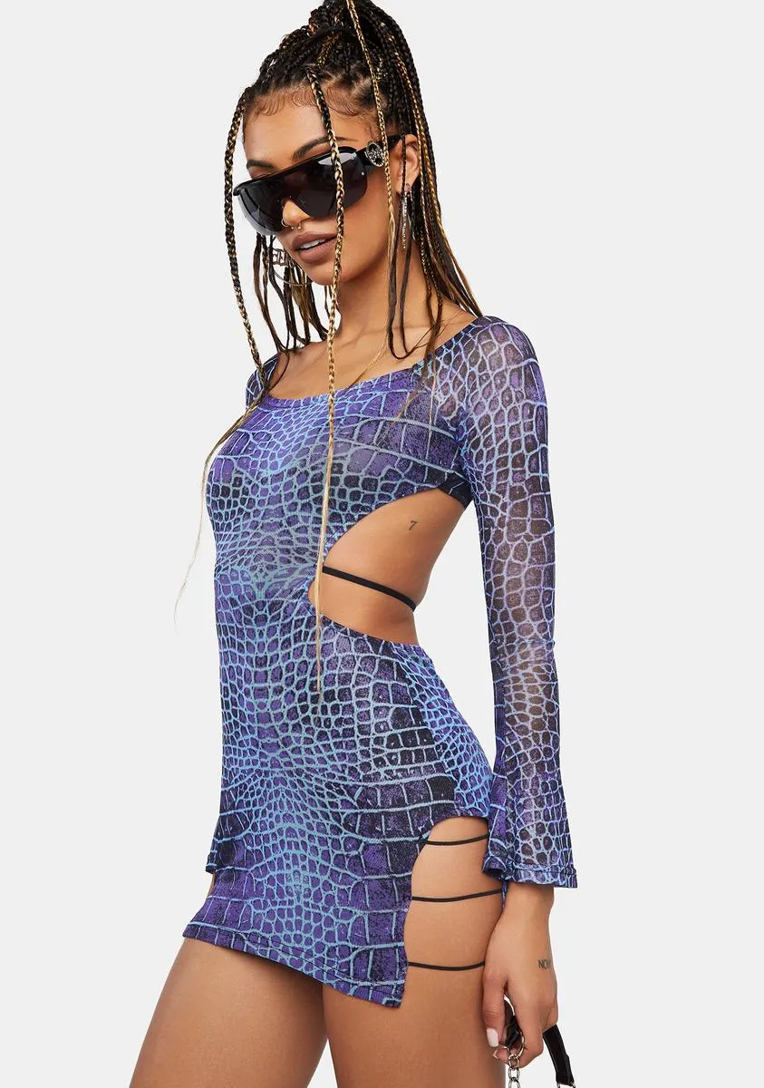 Get Some Mesh Mini Dress