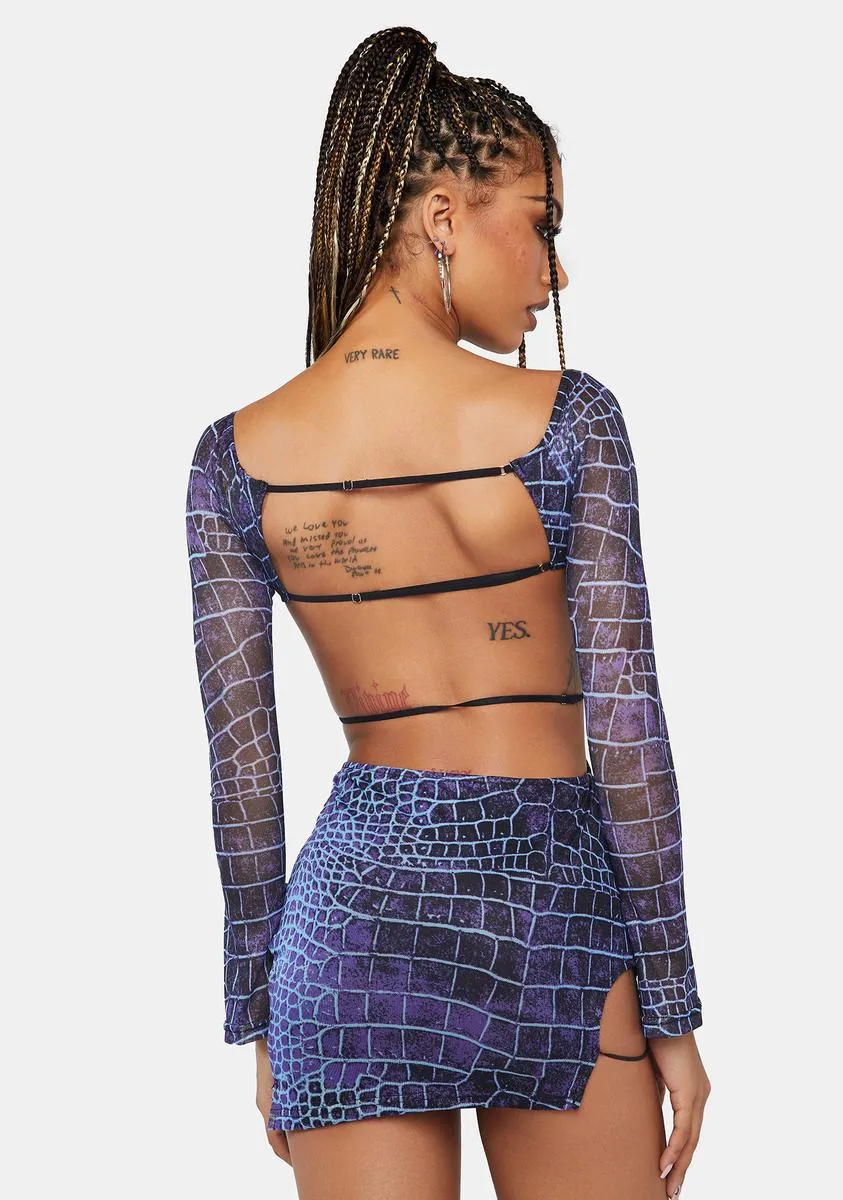 Get Some Mesh Mini Dress