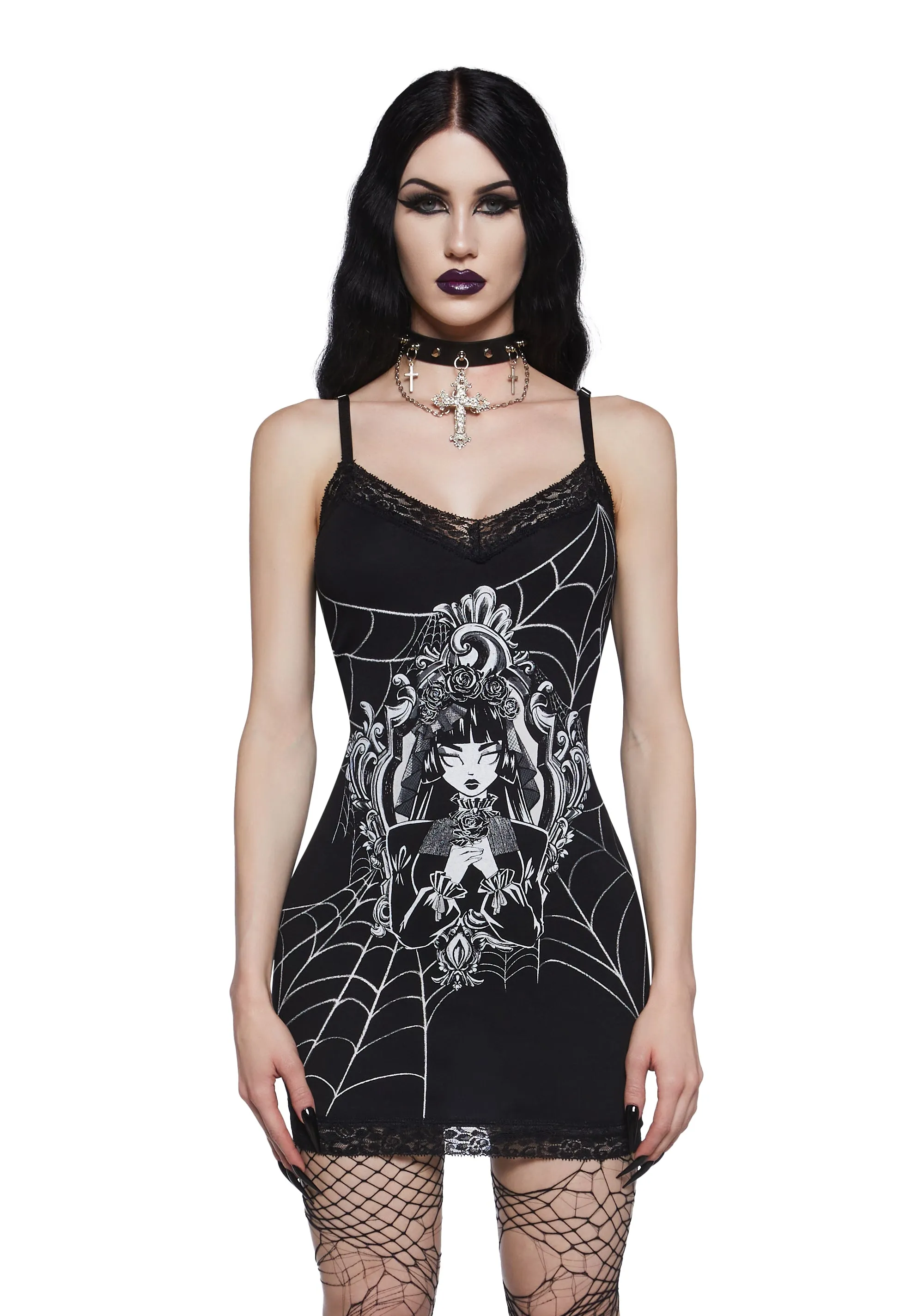 Ghost Of You Graphic Tank Dress
