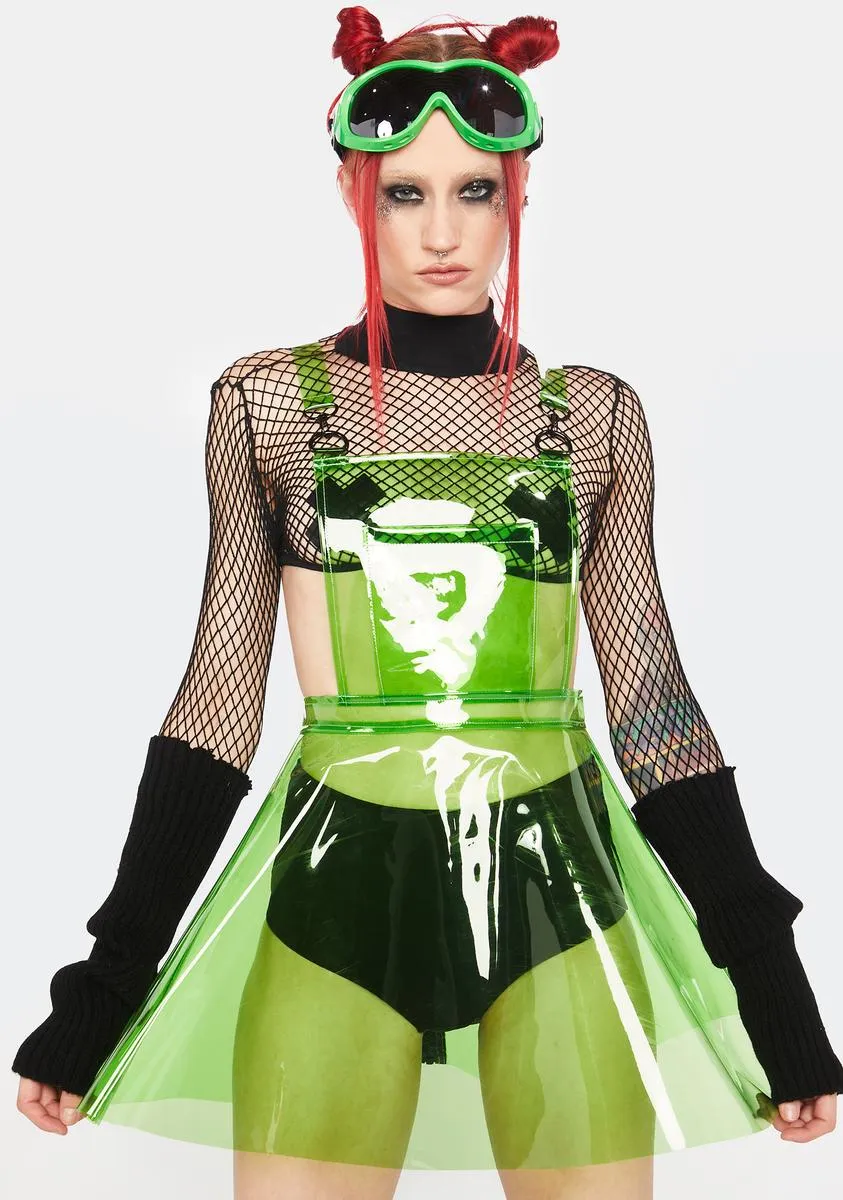 Go Gurl Green Overall Dress