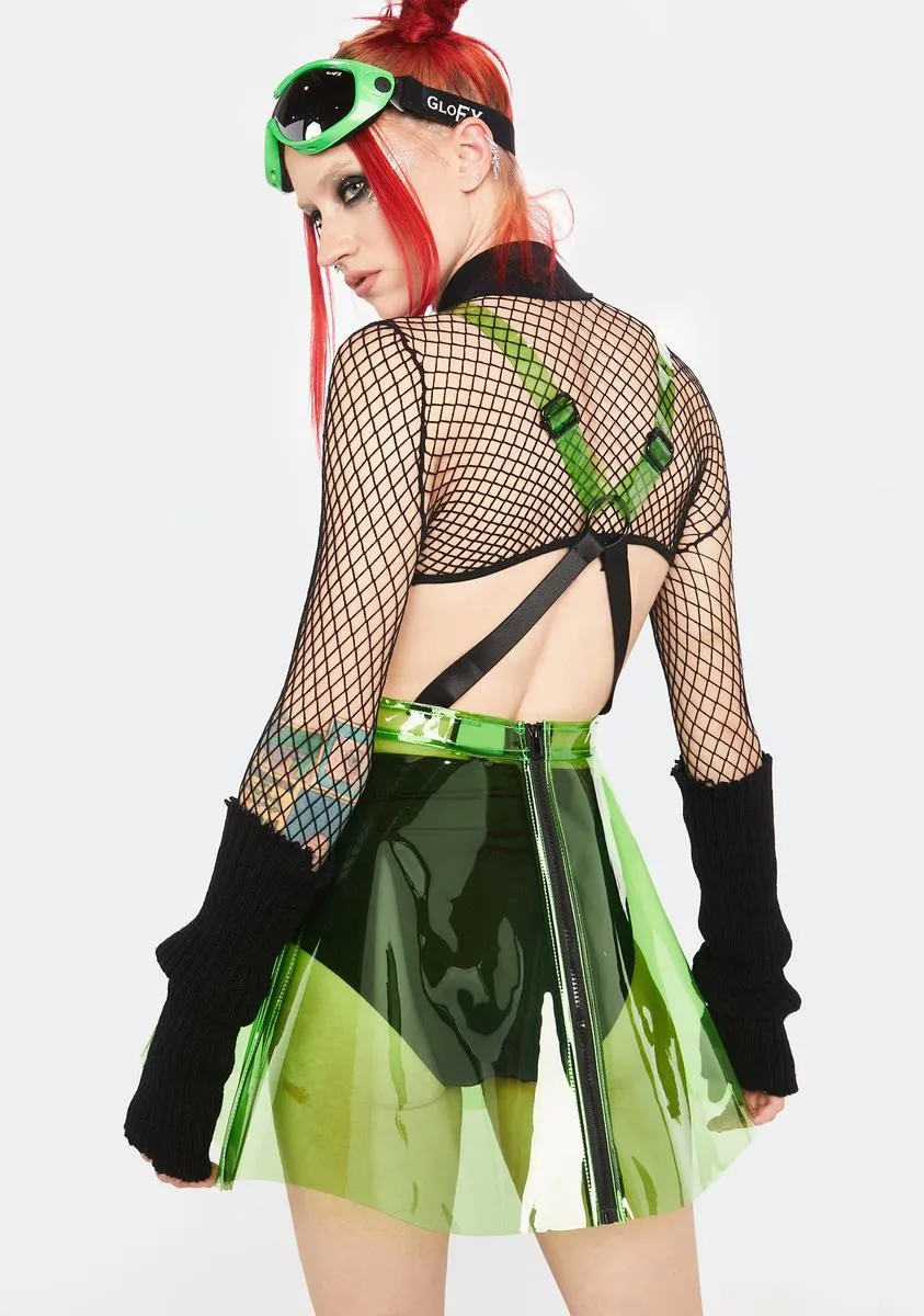 Go Gurl Green Overall Dress