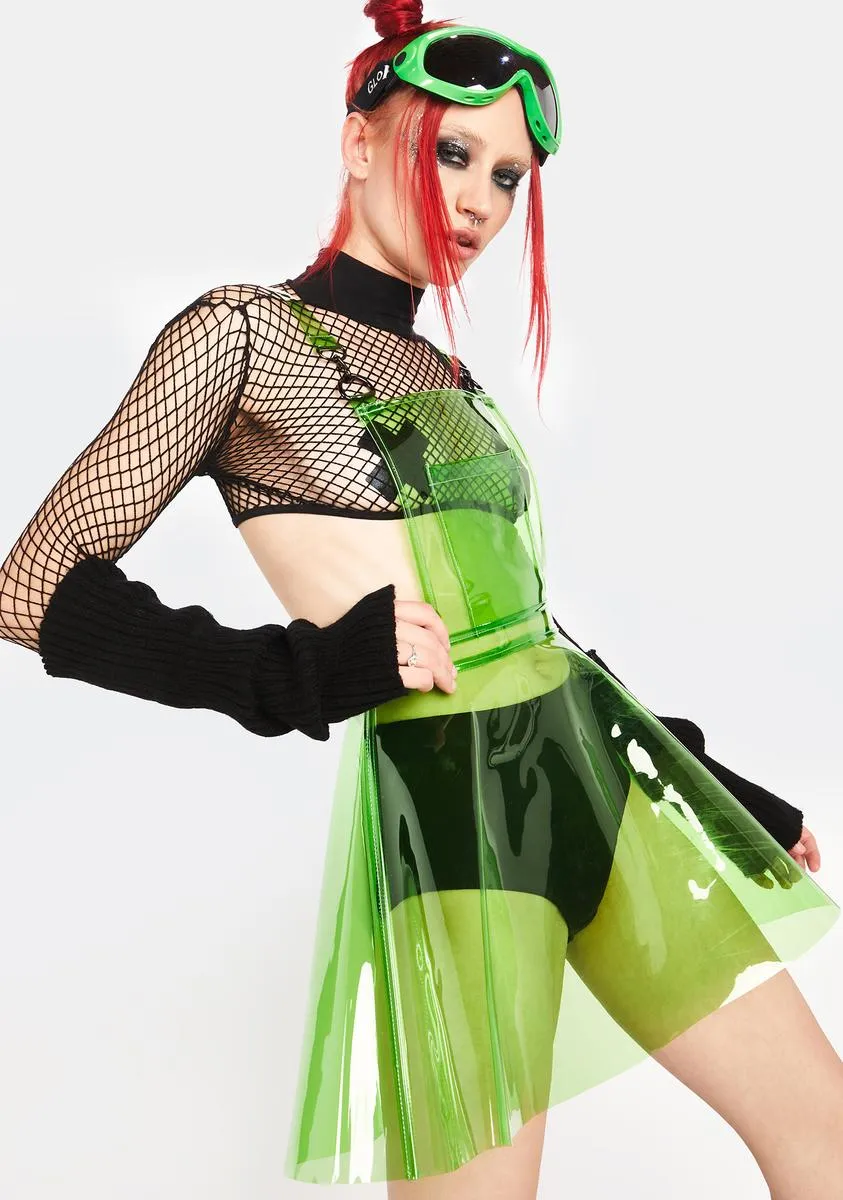 Go Gurl Green Overall Dress