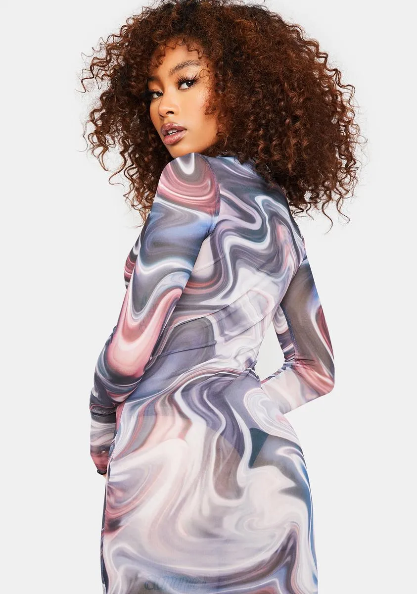 Good Times Come Midi Dress