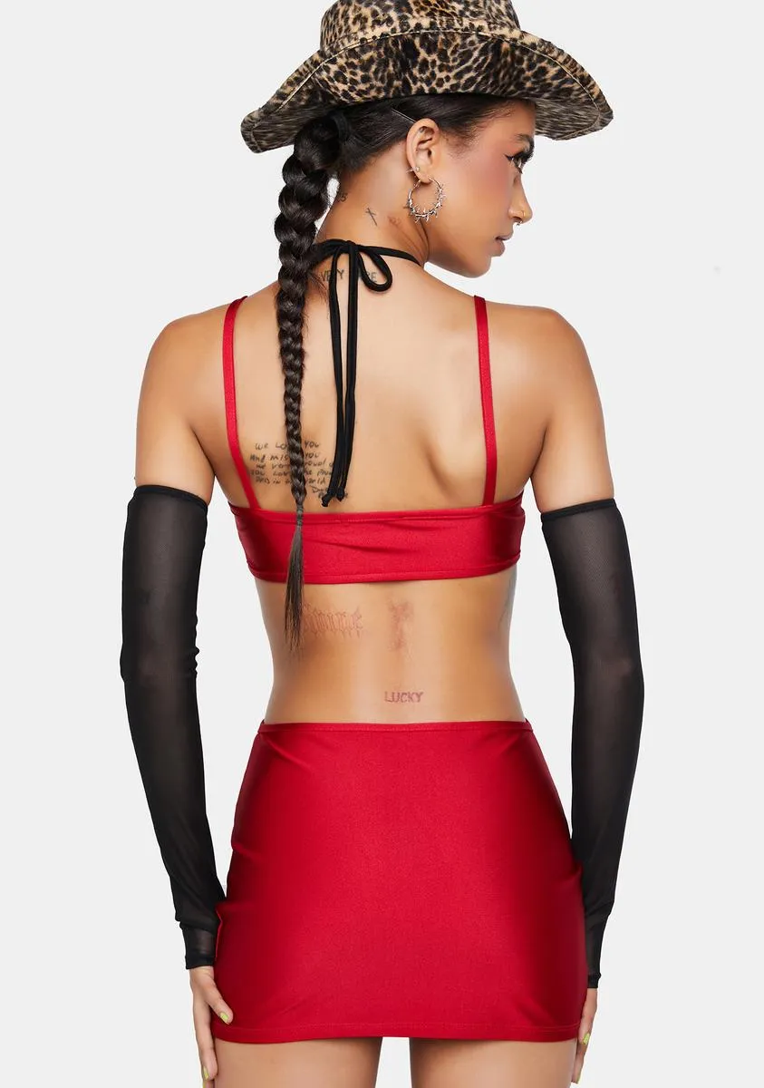 Guilty As Charged Mini Dress