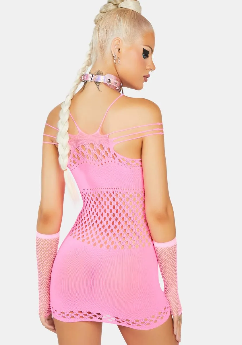 Head Turner Strappy Mini Dress